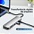 DOCKING USB-C COMTAC - 9 EM 1 (USB-C, USB3.0, HDMI, SD, RJ-45 10/100/1000) - ALUMINIUM - 20129481 - Imagem 5