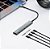 Hub USB-C 4 em 1 Comtac Linha Aluminium — 1x USB-C para 4x Portas USB-C 3.2 Gen 1 (Modelo: 20129482) - Imagem 1
