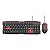 KIT TECL+MOUSE USB GAMING GK-20V2BK C3T - Imagem 5