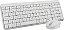 Kit Teclado e Mouse Sem Fio Logitech MK250 Branco Bluetooth | Infopeças - Imagem 1