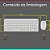 Kit Teclado e Mouse Sem Fio Logitech MK250 Branco Bluetooth | Infopeças - Imagem 5