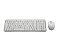 Kit Teclado e Mouse Sem Fio Logitech MK250 Branco Bluetooth | Infopeças - Imagem 2