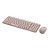 Kit Teclado e Mouse Sem Fio Logitech MK250 Rosa - Imagem 2