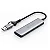 Hub Multiportas Híbrido 4 Portas C3Tech HU-C600GY — USB-C e USB-A para 2x USB 3.0 / 2x USB-C 3.0 (Cor: Cinza) - Imagem 4