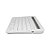 Teclado Sem Fio Recarregavel C3Tech K-BT100WH Bluetooth Multi Device Branco - Imagem 3