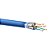 Cabo de Rede Plus Cable Cat.7 2.5M CAT725BL Patch Cord Azul Infopeças - Imagem 4