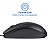 Mouse com Fio MF400 1200DPI Cabo 180cm 3 Botões Preto MO386 Multi Infopeças - Imagem 2