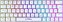 Teclado Mecânico Gamer 65% Fortrek Gravity BRANCO RGB | Infopeças - Imagem 5