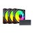 Kit Cooler Fan C3Tech F9-L660BKRGB ARGB 3 Fans 120mm | Infopeças - Imagem 1