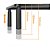 Suporte Organizador de Monitor de Mesa SM087 Preto - Infopeças - Imagem 2