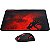 Kit gamer mouse centrophorus + mousepad m601ba redragon - Imagem 1