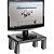 SUPORTE PARA MONITOR E NOTEBOOK MULTILASER QUADRADO 4 NÍVEIS DE AJUSTE AC125 - Imagem 1