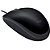 Mouse com fio preto logitech m110 - Imagem 1