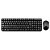 KIT TECLADO+MOUSE SEM FIO 2.4 GHZ MULTIMIDIA PRETO USB TC183 - Imagem 2