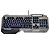 Teclado gamer warrior ragnar superficie em metal led tc222 - Imagem 1