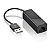 Cabo Conversor Usb Am X Rj45 Femea Multilaser Wi272 - Imagem 1