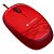 Mouse usb m105 logitech vermelho - Imagem 1