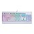 TECLADO MECANICO GAMER REDRAGON KALA RGB BRANCO SWITCH AZUL K557W - Imagem 1