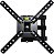 SUPORTE TV BRASFORMA TRI-ARTICULADO 10” A 60” - Imagem 2
