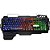 TECLADO GAMER WARRIOR SEMI MECÂNICO LED - TC210 - Imagem 1