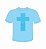 Camiseta Rede Azul Claro - Imagem 1