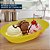 Bandeja Plástica Oval Amarelo c/20 unidades - Imagem 1