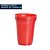 Copo Plástico 200ml Vermelho c/50 unidades - Imagem 1