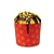 Forma de Panetone 100g Vermelho c/12 - Imagem 2