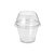 Copo Plástico c/ tampa bolha 250ml G677 c/50 unidades - Imagem 2