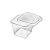 Pote Quadrado Plástico 250ml c/20un - Imagem 2