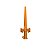 Espada de Acrílico Porta Óleo Dourada ou Transparente - Imagem 2