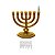 Menorah Dourado com Velas Removíveis - Imagem 2