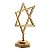Estrela de Davi Dourada 12 Tribos de Israel 24cm - Imagem 2