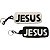 Chaveiro Jesus EVA (Letras Destacáveis) - Imagem 1