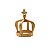 Coroa Galardão Pintado de Dourado - Imagem 1