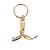 Chaveiro Shofar Dourado em Metal com Simbolismo Bíblico - Imagem 2