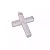 Pingente Cruz com Gravação Jesus – Cruz Cristã Transparente para Colares e Lembranças - Imagem 1