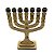 Candelabro Menorá em MDF com Símbolos das 12 Tribos de Israel - Imagem 3