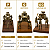 Arca da Aliança com Levitas em Metal – Miniatura Decorativa Bíblica - Imagem 2