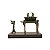 Arca da Aliança com Levitas em Metal – Miniatura Decorativa Bíblica - Imagem 5