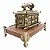 Arca da Aliança em Metal com Base de Madeira – Miniatura Decorativa - Imagem 3