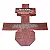 Cruz Suporte Novena do Tratamento Espiritual com Corte Especial - Imagem 1