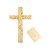 Cruz de Madeira MDF 15cm com Base – Lisa ou Texturizada - Imagem 3