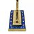 Menorah 12 Tribos de Israel em Metal Dourado 16cm - Imagem 5