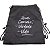 Mochila Sacola Personalizável com Cordão - Mensagens Cristãs - Imagem 3
