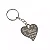 Chaveiro Chapinha Coração Personalizado - Coração com sua Frase ou Imagem - Imagem 1