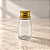 Frasco de 15ml PET com Tampa Rosca de Metal Dourada - Imagem 3