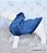 Moletom Azul com Capuz  Rock N'Roll - Imagem 1
