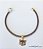 Colar Trançado Strass Dourado Keypetstore - Imagem 1