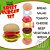 Kit - Cozinha Infantil -Montando o Hamburguer - Fast Food + Acessorios - Imagem 2